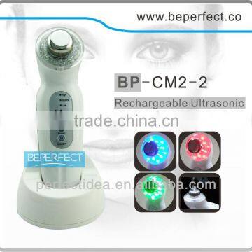 Led ultrasound skin care device