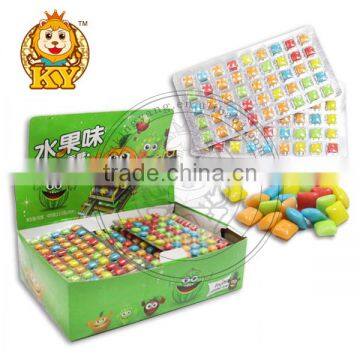 Wholesale Square Cheap Mini Fruity Chewing Gum