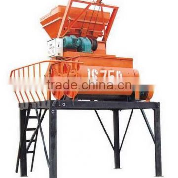 JS750 even shaft concrete mixer