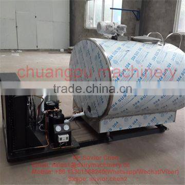 Dairy Milk Cooling Tank With 1 Ton Capacity