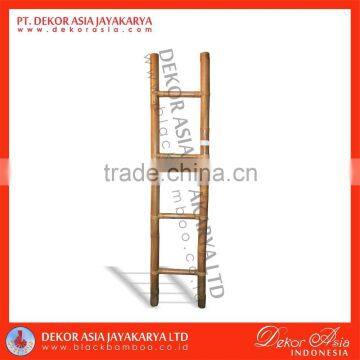 Natural Bamboo Ladder 4 Rungs Bottom Width