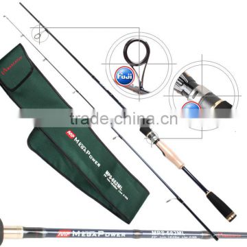 Lightweight surf casting carbontele spin fishing rod