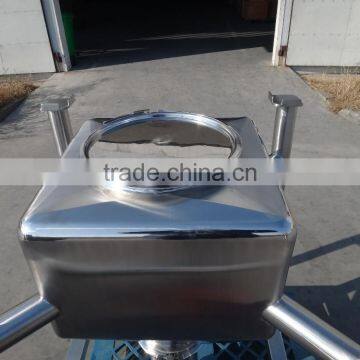 Stainless Steel Mixing Hopper With Movable Wheels photo-2