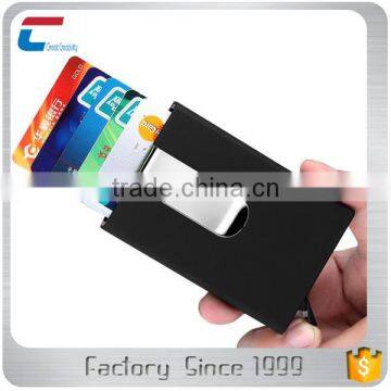 Credit Card Holder RFID Blocking Stainless Steel Business Card Holder Automatic Pop-up Card Case