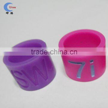 Colorful Silicone Rubber Finger Ring