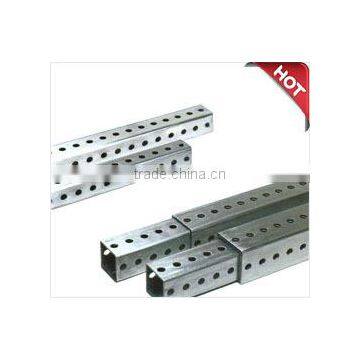 China Galvanized Stainless Steel Telescoping Square Tube With Hole photo-2