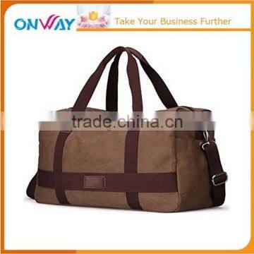 Best quality manufacturer custom canvas duffel bag