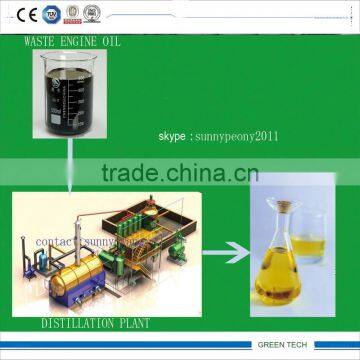 2016 New Style Distillation Type (Vehicle ) Oil Refining Machinery For Waste Oil, Crude Oil ,Pyrolysis Oil To Diesel photo-5