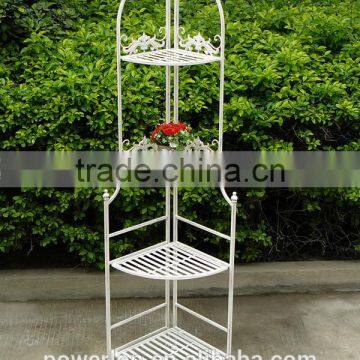 Classical Vintage Decorative Wooden 3-Tires Corner Shelf photo-4