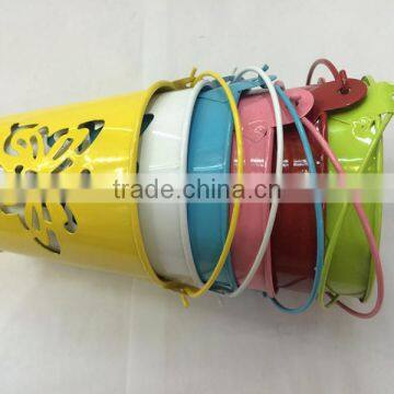 Bulk Vertical Metal Western Style Home Garden Decoration Butterfly Flowerpot photo-5