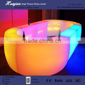 illuminated mobile bar counter/portable led bar/light bar counter