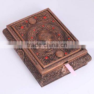 metal alloy quran bible box for muslim