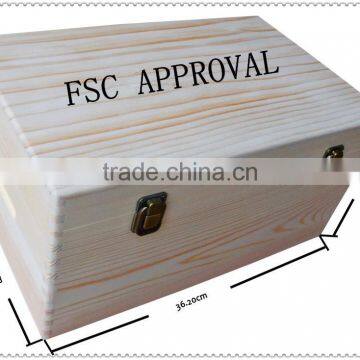 Trade Assurance Customized Wooden Packing Box Big Wooden Case Storage for Essential Oil Chocolate Wholesale photo-5