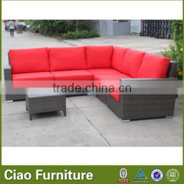 Modular Plastic Rattan Modern Outdoor Sofa Furniture photo-6