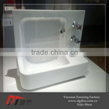 Customized Bathroom Plastic Sinks by Vacuum Forming