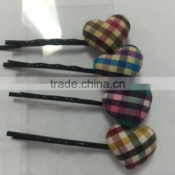 Beautifull Fancy Women Hair Accessories Kids Snap Pin Heart Shape Hair Clips photo-4