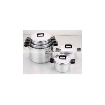 4 pcs stainless steel pots and pans set