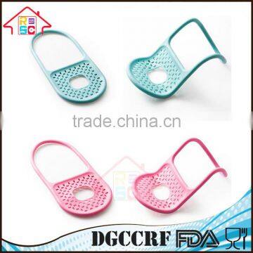 NBRSC Foldable Kitchen Sink Caddy Sponge Holder Scratcher Holder Cleaning Brush Holder Sink Organizer photo-6
