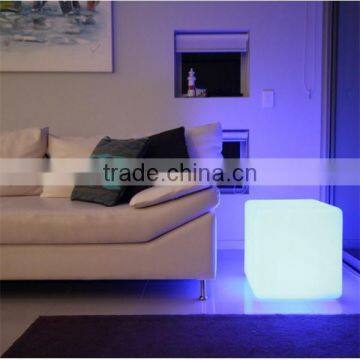 Modern Furniure 16 Colour Light Waterproof LED Furniture 40 cm LED Glowing Cube Chair photo-4