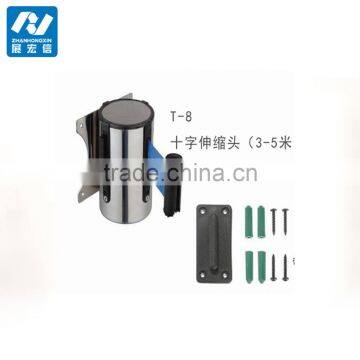 Retractable Belt Stanchion Wall Mounted Retractable Belt Barrier