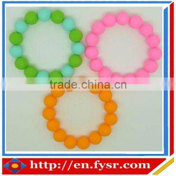 Colorful fashion Silicone sports beaded band