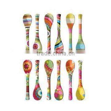 hand painting ceramic spoon