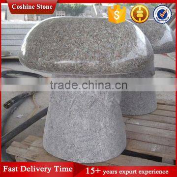 China Red Granite Garden Stone Bench Cheap Price photo-2