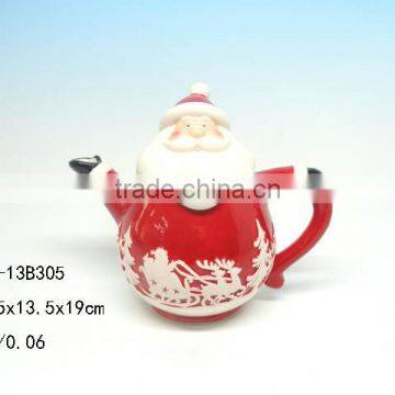 Ceramic water kettle with lid for wholesale