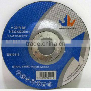 4-1/2" 115x3x22.23mm Deprssed Center Grinding Wheel for Metal photo-5