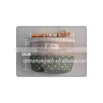 Hemp Cloth Storage Bags/series Junk Hanging Bag/key Storage Door Behind the Wall Nightstand Multifunctional Storage Bag photo-2