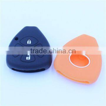 3 buttons silicone car key cover for toyota Camry highlander