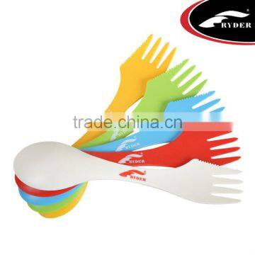 FDA Approved Plastic Camping Fork Spoon Set