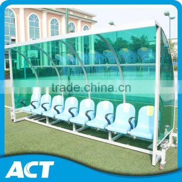 Portable soccer dug outs , team shelters for outdoor