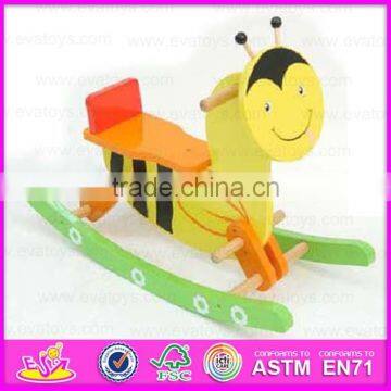 2015 Educational Intelligenceg Rocking Wooden Horse Toy,Giraffe Design Wooden Rocking Horse,MDF Wooden Animal Rocking WJY-8012 photo-6
