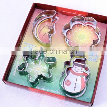Christmas Set Gingerbread Man Cookie Cutter Stainless Steel Commercial Beard Cookie Cutter photo-4