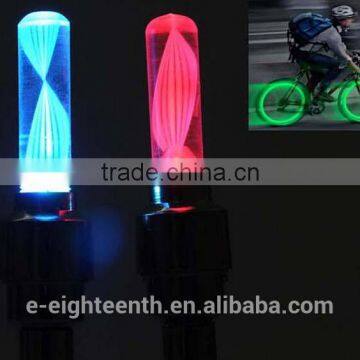 2016 new Bike Cycling Wheel Tire Tyre Valve led light Colorful LED Flash Light Lamp