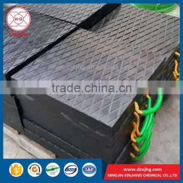 Wear uhmwpe patterned square outrigger pads for sale