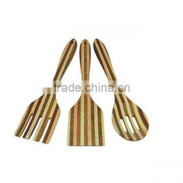 Fashion stripe bamboo kitchen utensils