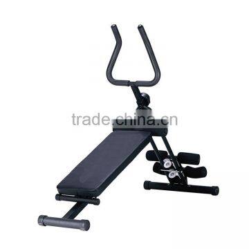 New Vertical Roller Beauty Waist Abdominal Exercise foldable Machine with sit up bench