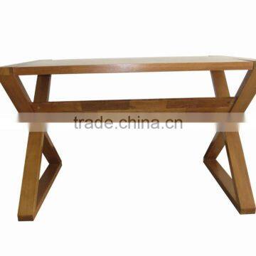 Cross Leg Wood Dinning Table photo-2
