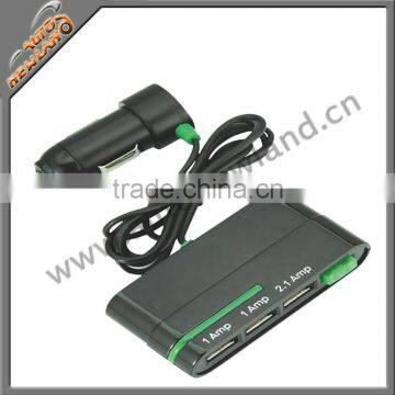 Wholesale 12/24V DC ABS With LED Cell phone charger