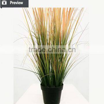 Dongugan Factory Direct Sale Artificial Grass Onion Grass With Cattails in Pot Synthetic Potted Grass Pots Plant photo-2