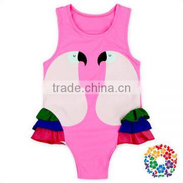 Kid Girl Bikini Swimwear Three Color Pattern Design Bathing Suits Young Girls Swimsuit