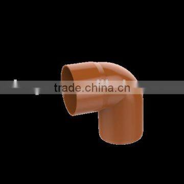 Factory price Manufacturer good quality PVC Fitting UPVC Rubber Joint plastic fitting for drainage GB 90 deg elbow