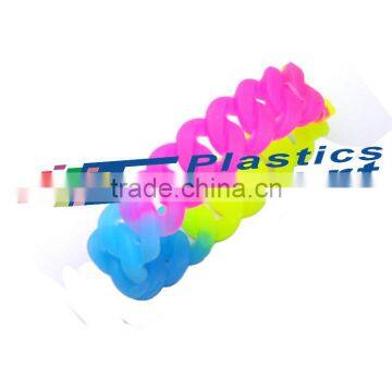 Color changing silicone wristbands with custom design