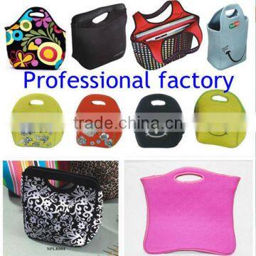 2013 unique fashion cheap custom neoprene lunch bag kids