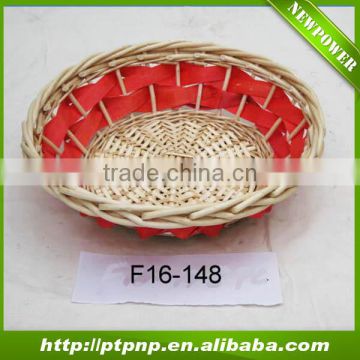 Factory Handmade oval fruit wicker Basket