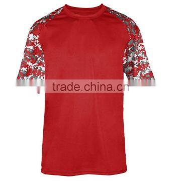 Sport New Pattern T-Shirts Short Sleeves Sublimated Digital Tee Digital Sport Youth Tshirt For Gym