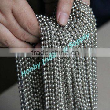 China 4mm Silver Metal Bead Chain