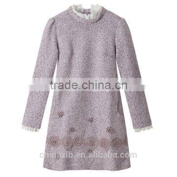 European Women Clothing Big Size Woman Winter Grid Dress photo-6